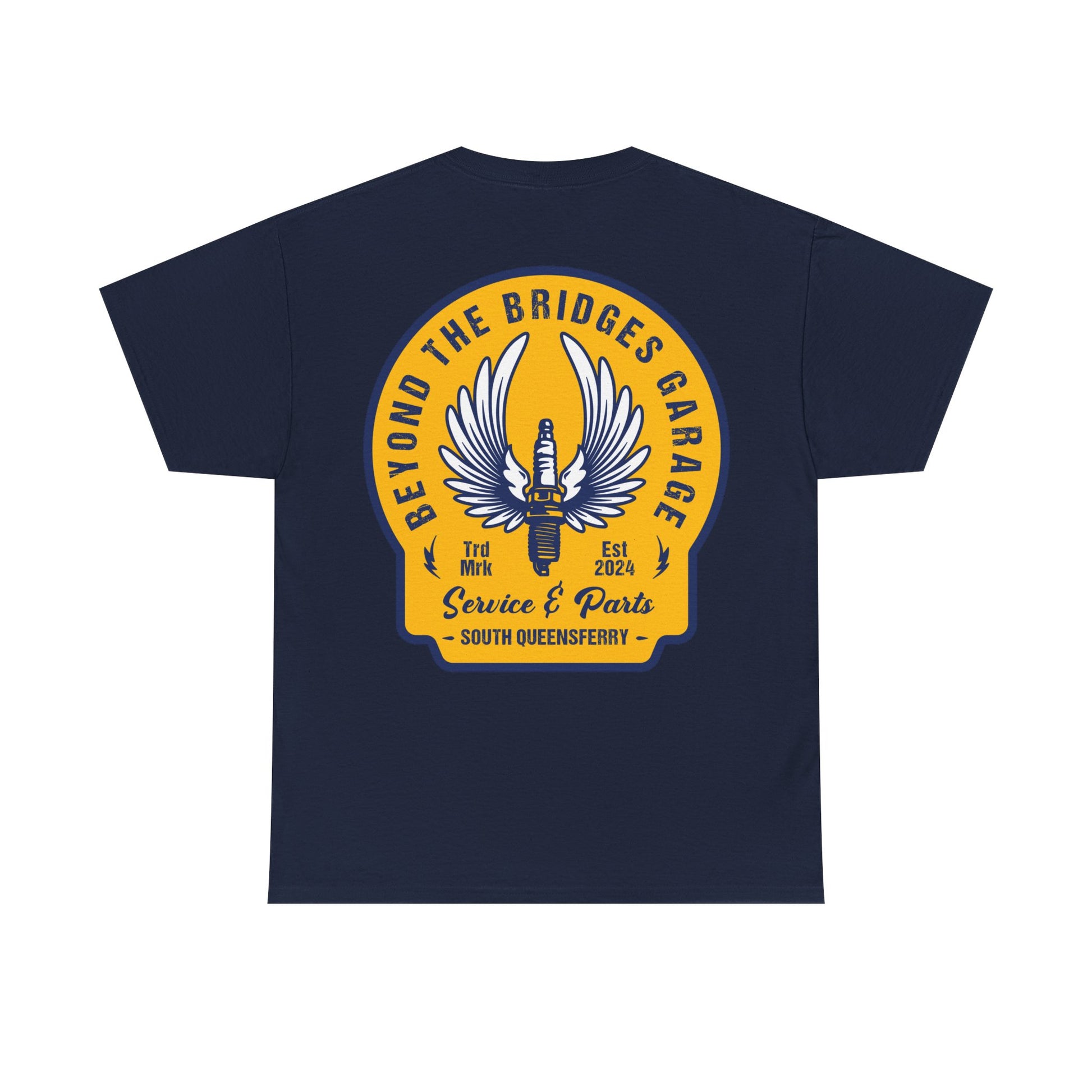 BTB motorcycle garage tee